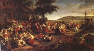 Peter Paul Rubens The Village Wedding (mk05) Norge oil painting art